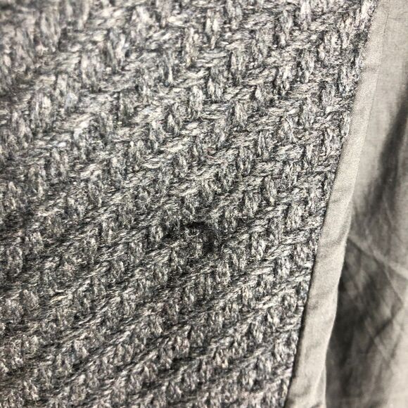 POL Wool Polyester Lined Long Vest Gray Womens Size Small - Picture 8 of 11